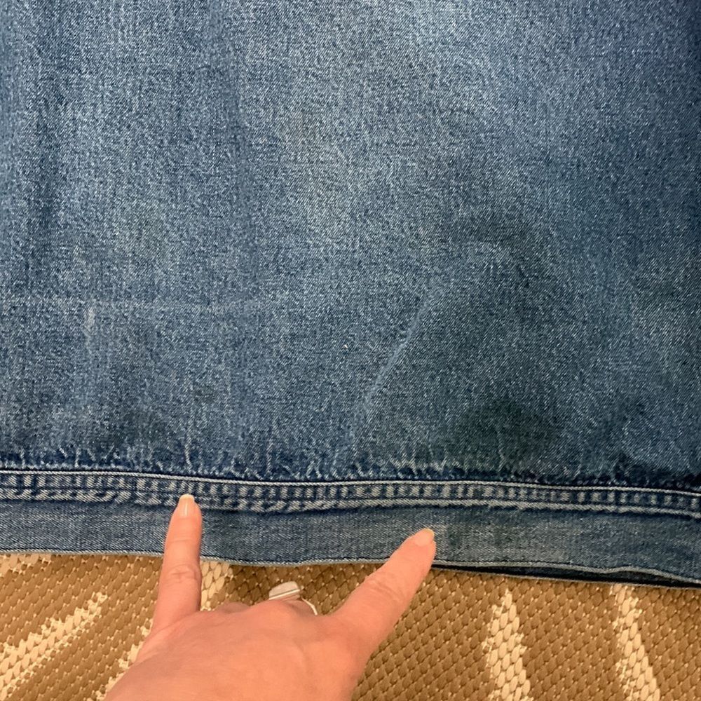 Vtg Rare Distressed & Faded Lightweight OshKosh B’Gosh Denim Workwear Jacket 44R - Picture 11 of 17